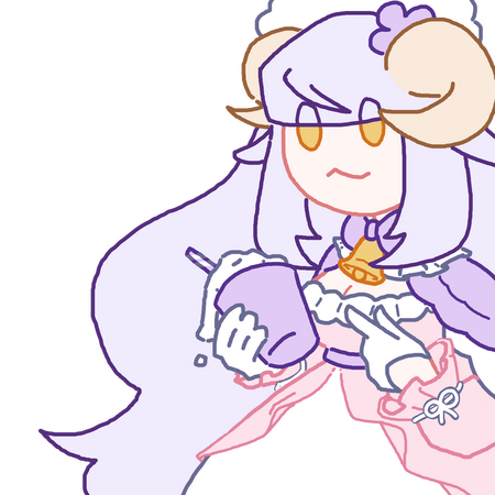 Self-drawn for a Papa's Freezeria stream