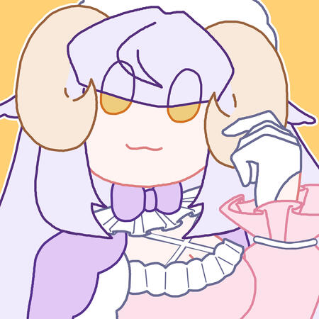 Self-drawn for a giveaway winner who wanted me to draw myself