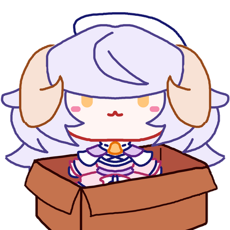 Self-drawn baby in a box